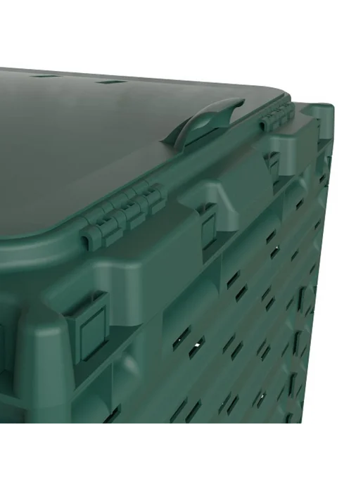 PitEco Компостер с крышкой 300 л зелёный K2130, 300 л, фото 7