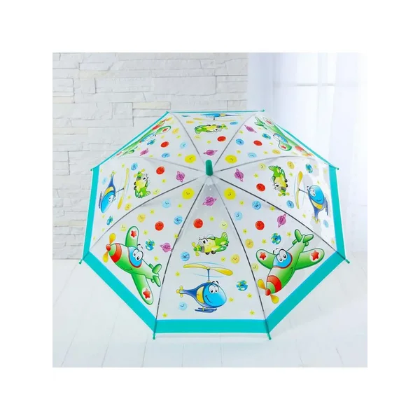 Детский зонт "Самолетики" диам. 76 см, выс. 67 см