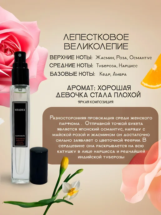 Духи масляные Хорошая девочка стала плохой 10мл Premium, 10 мл, фото 2