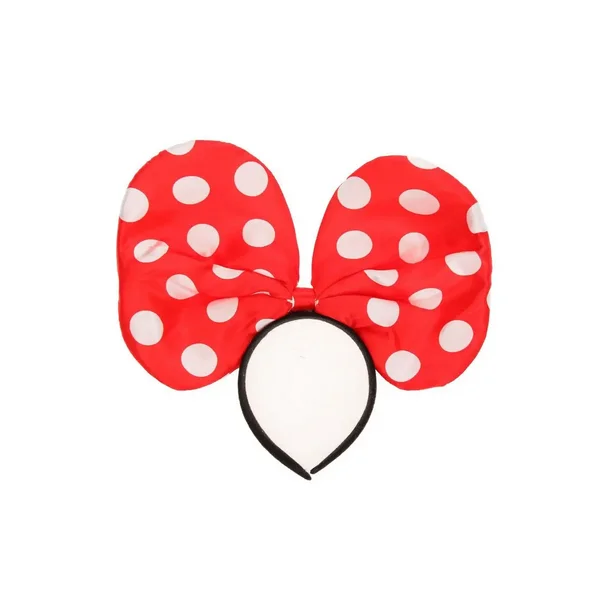 Карнавальный ободок гигант "Горох", цвет красный