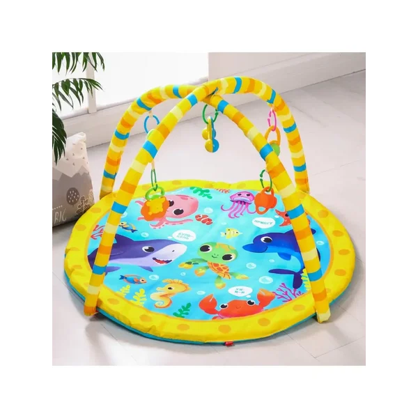 Развивающий коврик Крошка Я "Морские животные", с дугами