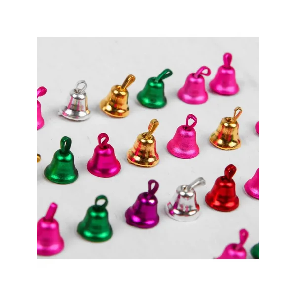 Колокольчик, набор 40 шт., размер 1 шт. 0,6 см, цвета МИКС