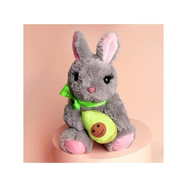 Мягкая игрушка Зайка с авокадо для детей