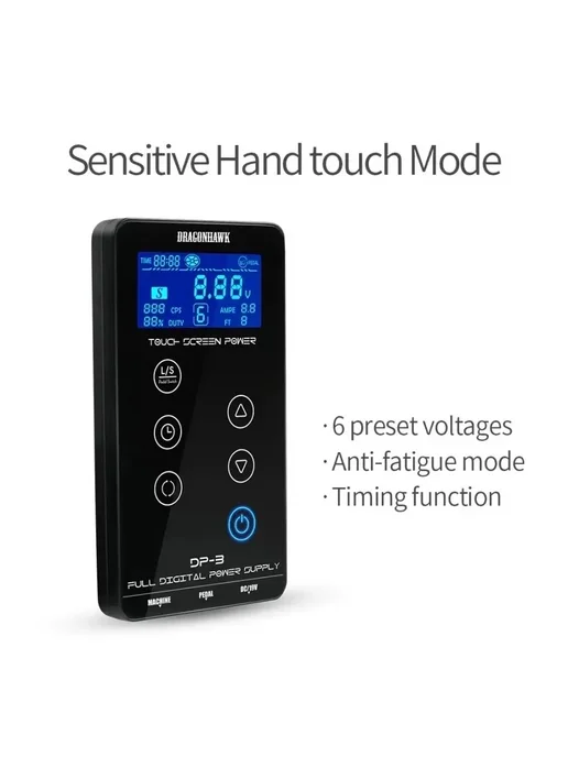 Блок для тату машинки DIGITAL POWER DP-3, черный, фото 4