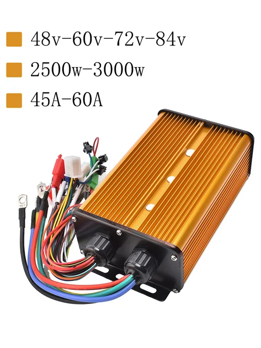 JRAHK Контроллер электровелосипеда 48V-84V 3000W 60A, 3000 Вт