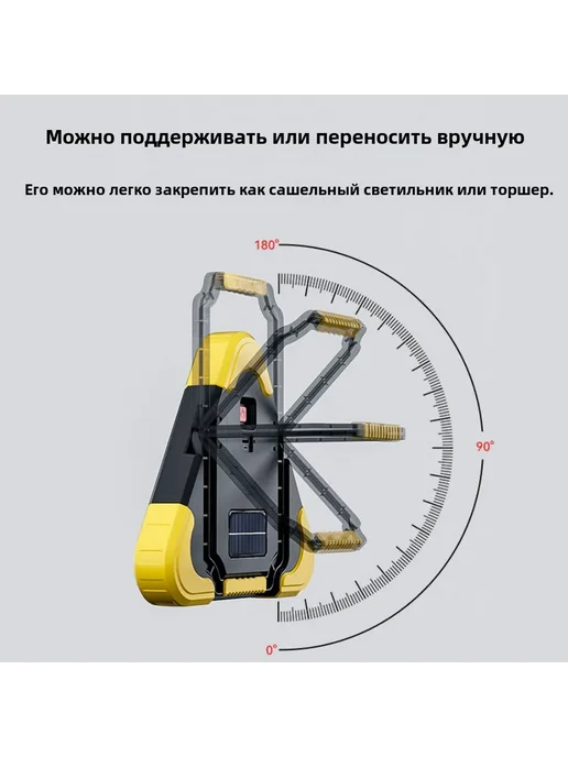 Трехногий Предупреждающий Свет LED Многофункциональный Автом, вариант, фото 3