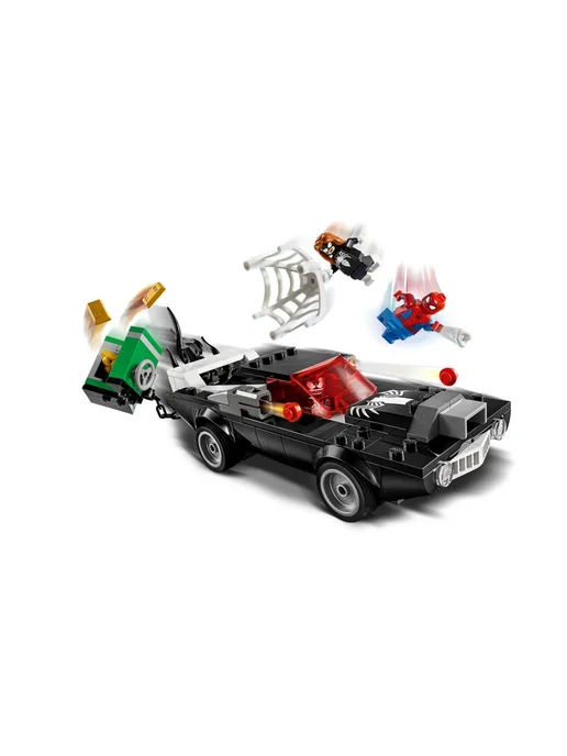LEGO Конструктор Marvel 76309 Человек-паук против маслкара Венома, синий, фото 4