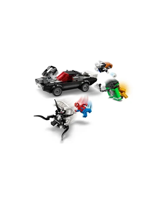 LEGO Конструктор Marvel 76309 Человек-паук против маслкара Венома, синий, фото 5