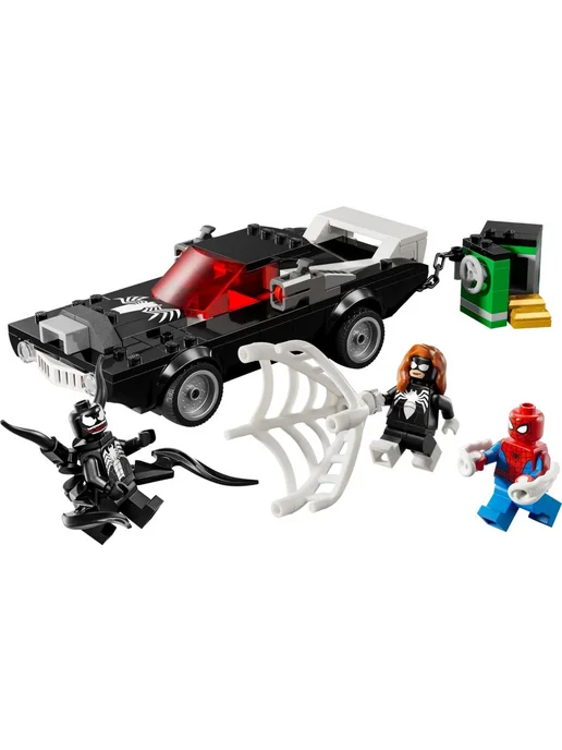 LEGO Конструктор Marvel 76309 Человек-паук против маслкара Венома, синий, фото 6