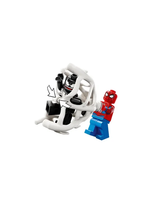 LEGO Конструктор Marvel 76309 Человек-паук против маслкара Венома, синий, фото 8