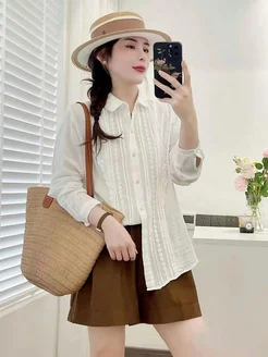 Рубашка в корейском стиле Rose fashion 333822305 купить за 2 625 ₽ в интернет-магазине Wildberries