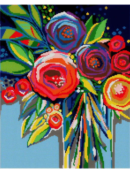 BeaD_ART Основа для вышивания бисером "Розы любви" 30х38, 30x38, фото 2