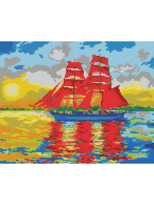 BeaD_ART Основа для вышивания бисером "Краски моря" 30х24, 30x24, фото 2