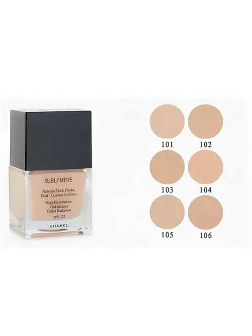 Chanel №101, Тональный крем флюид, 75 мл, фото 3