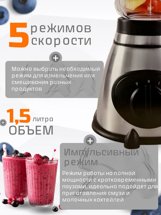 блендер для смузи стационарный, вариант, фото 5