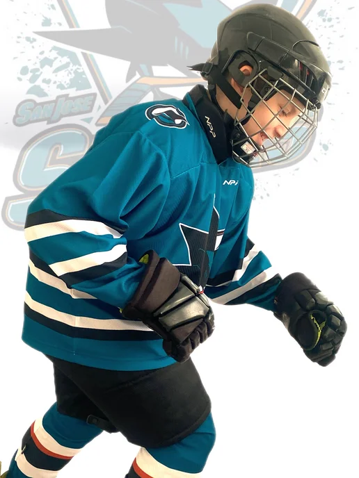 NPP HOCKEY Хоккейная майка джерси свитер тренировочный, голубой, фото 6
