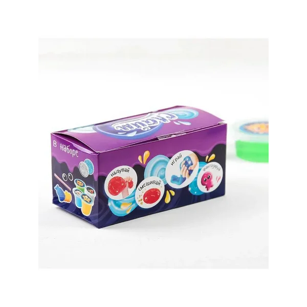 Набор лизунов/для творчества/Слайм. Удивительный космос