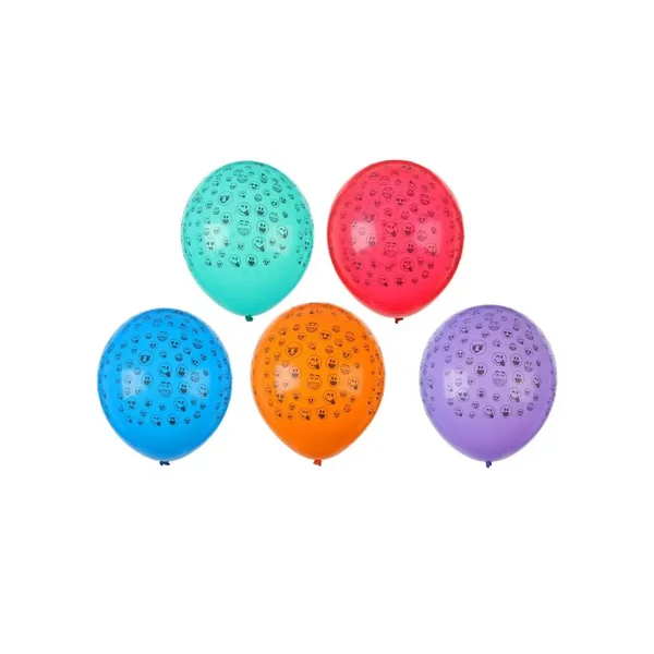 Шар латексный 12" набор 5 шт, цвет МИКС