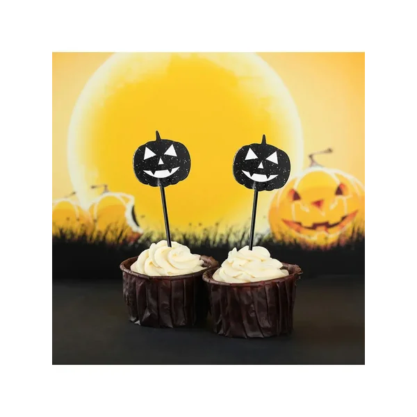 Шпажки для канапе тыква на хэллоуин декор