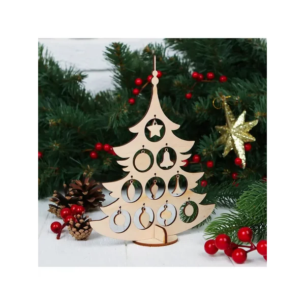 Ёлочка настольная сборная, 15 * 20 см