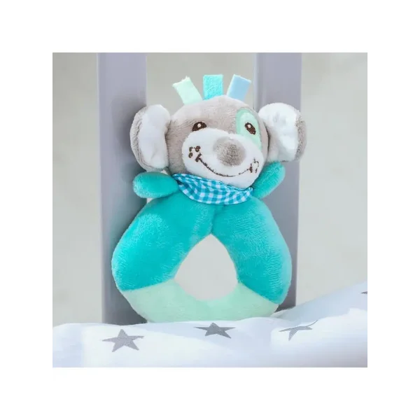 Мягкая погремушка-пищалка для новорожденных