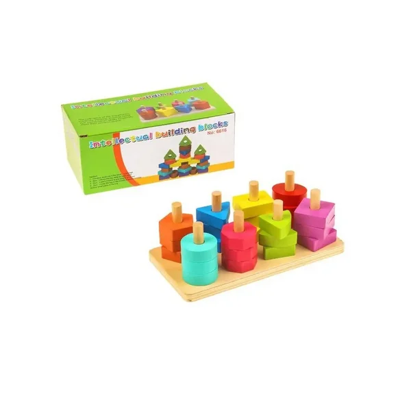 Пирамидка логическая "Формы и цвета"