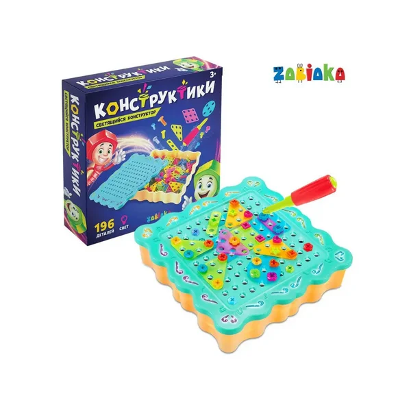 Конструктор винтовой "Конструктики" с подсветкой