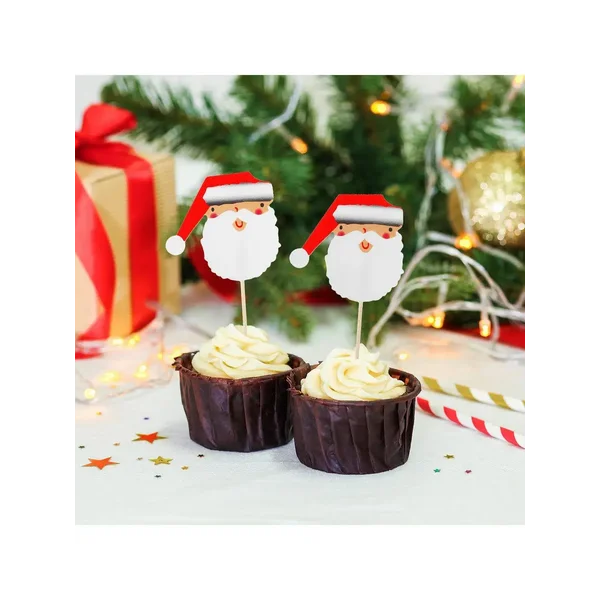 Шпажки для канапе "Дед Мороз", набор 12 шт.