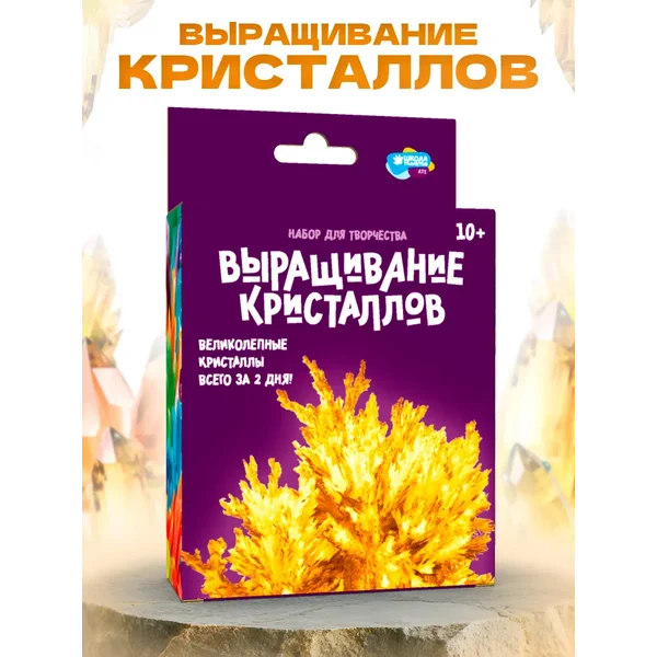 Набор для творчества развивающий "Лучистые кристаллы"