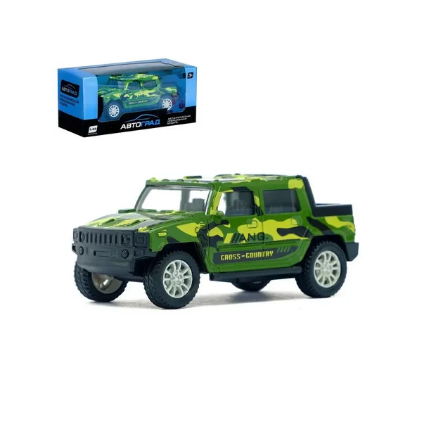 Машина металлическая "Армия", масштаб 1:43, инерция МИКС