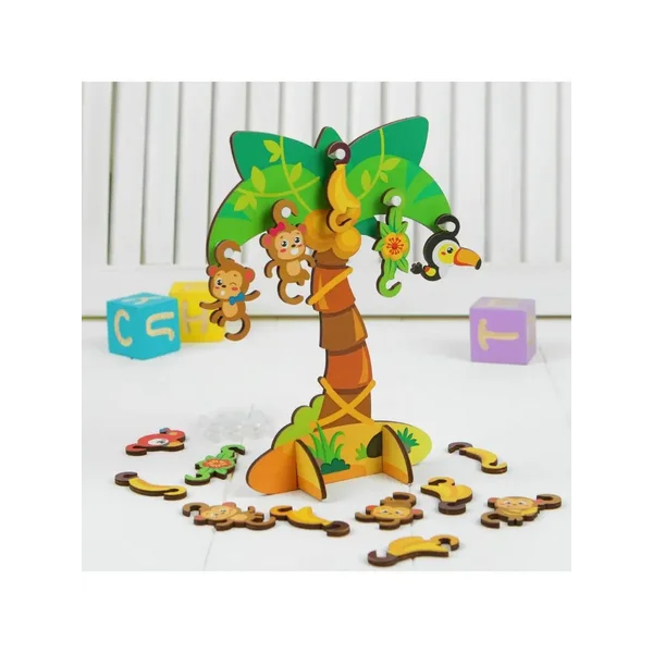 Головоломка-игрушка с крючками "Пальма"