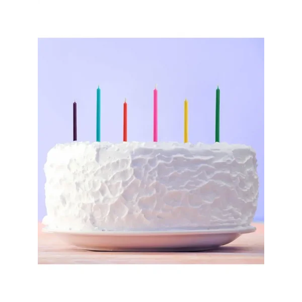 Свечи для торта с цветным пламенем праздничные