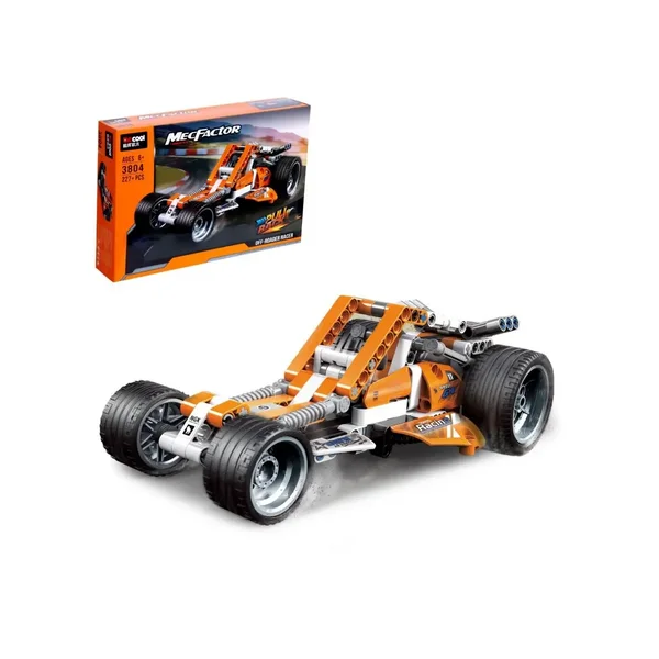 Конструктор с инерционным механизмом "Гонка", 227 деталей