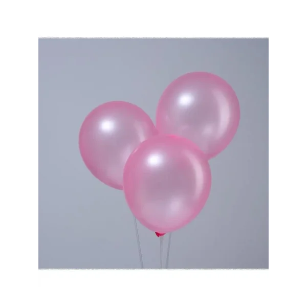 Набор шаров воздушных розовые прозрачные 100 шт