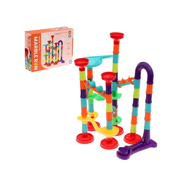 Детский конструктор марблс Трубчатые лабиринты 76 деталей