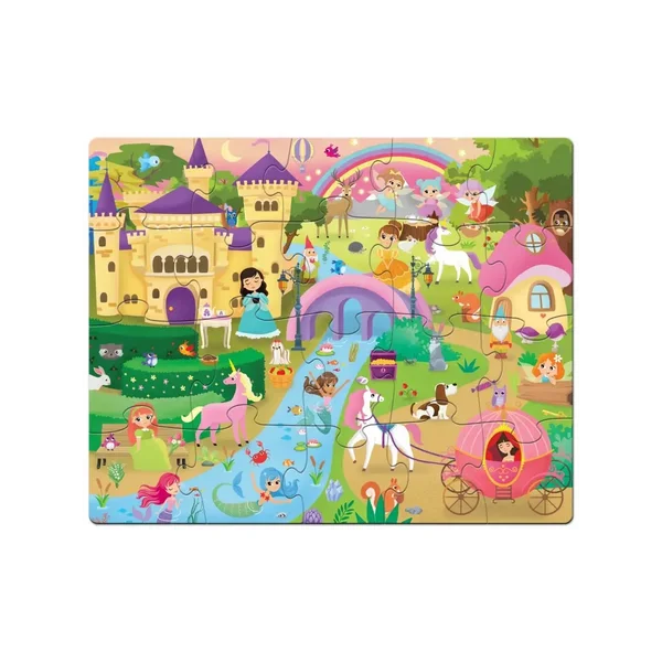 Напольный пазл "Заколдованный мир принцесс"