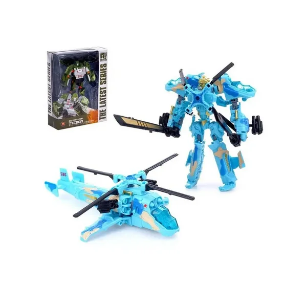 Робот "Военный", трансформируется, цвет синий