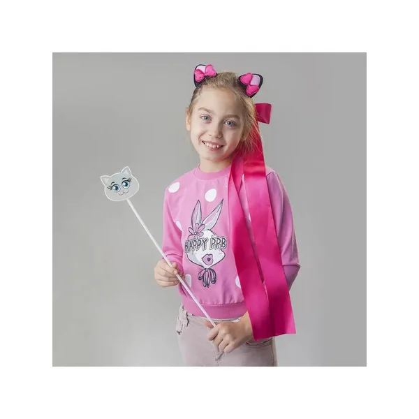 Карнавальный набор "Котенок", ушки, бант, волшебная палочка