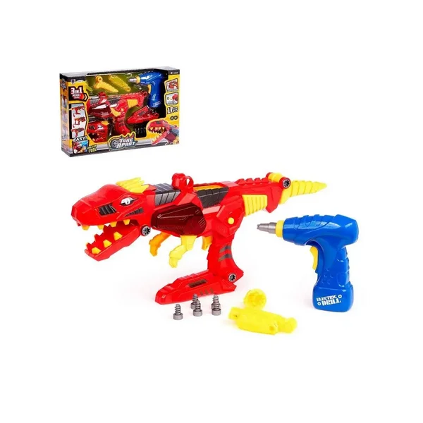 Конструктор Динобластер с электрическим шуруповёртом