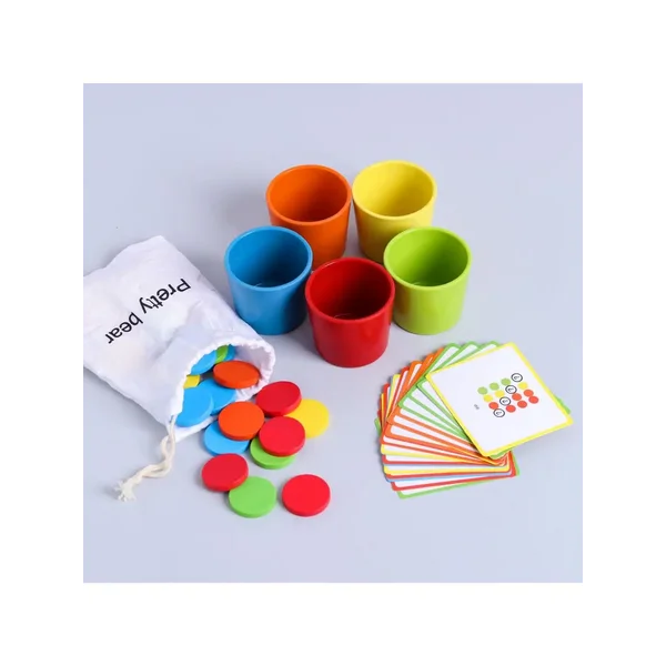 Развивающая игра "Подбери нужный цвет" 6х21х13 см