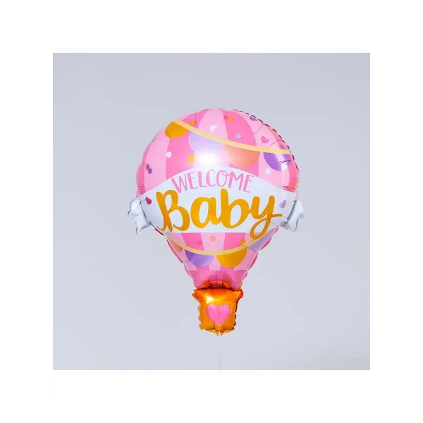 Шар фольгированный фигура 22" "Воздушный шар" розовый