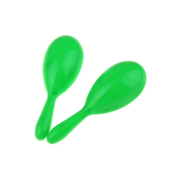 Маракас однотонный набор 2 шт цвет салатовый