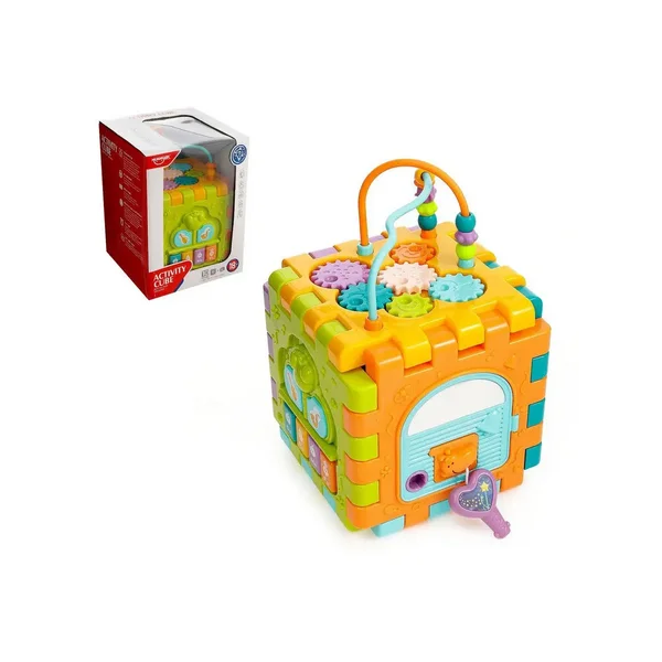 Развивающий игровой центр "Логический куб", световые и звуко