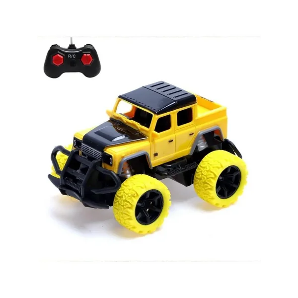 Джип радиоуправляемый "Пикап", работает от батареек, цвет жё