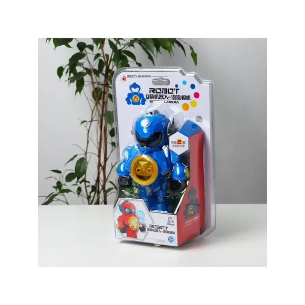 Генератор мыльных пузырей "Робот" синий