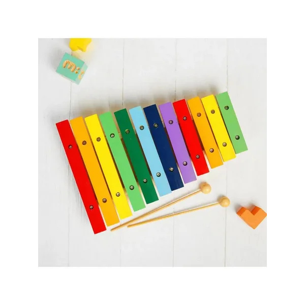 Ксилофон музыкальный деревянный 12 тонов