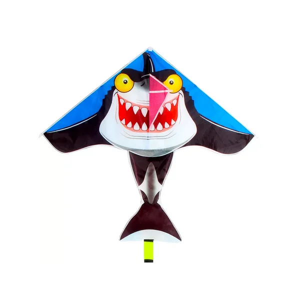Воздушный змей детский Акула с леской, цвет МИКС