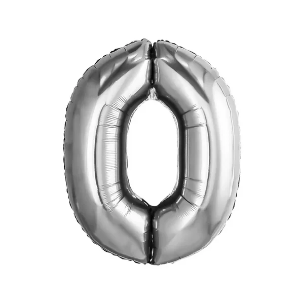 Воздушный шар фольгированный 32" цифра 0