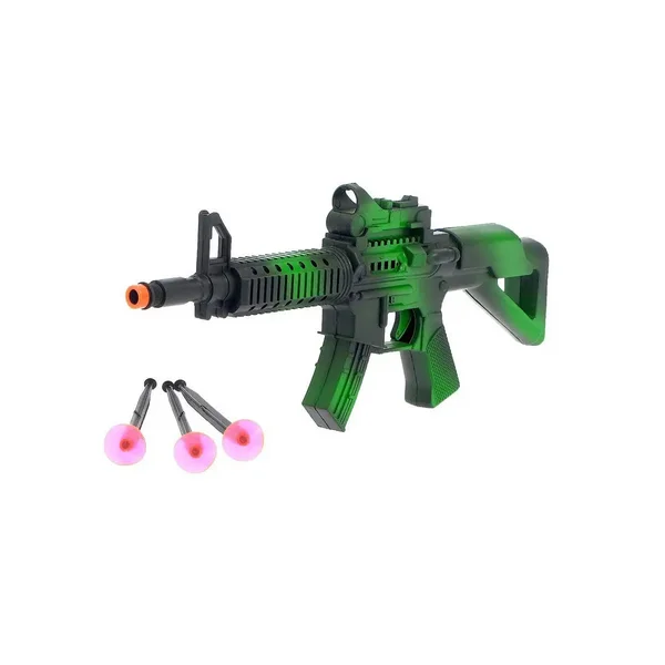 Автомат "Спецназ", 3 присоски, цвета МИКС