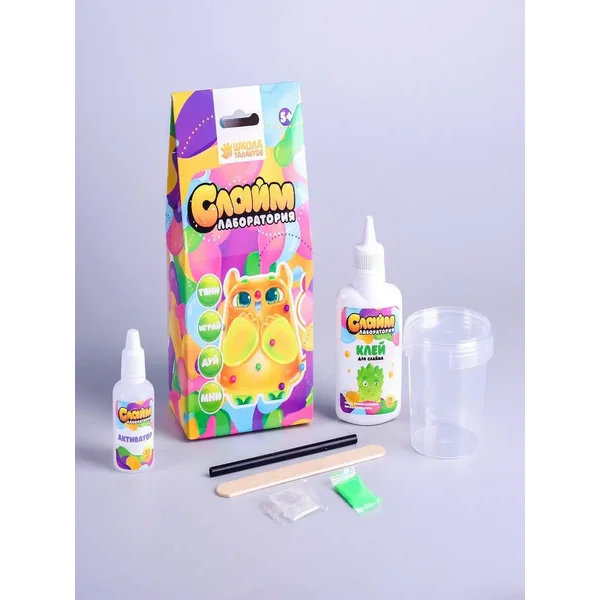 Малый набор "Сделай слайм", зеленый, 100 г